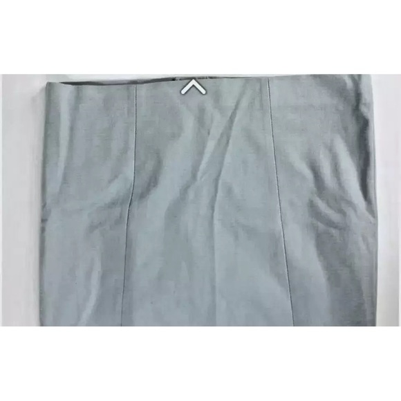 BANANA REPUBLIC Midi Ponte Sheath Dress V Neck Heather Light Blue Size 0 - NWT - Picture 5 of 12